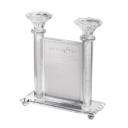 Crystal Candlesticks 21 cm- Candle Lighting Blessing