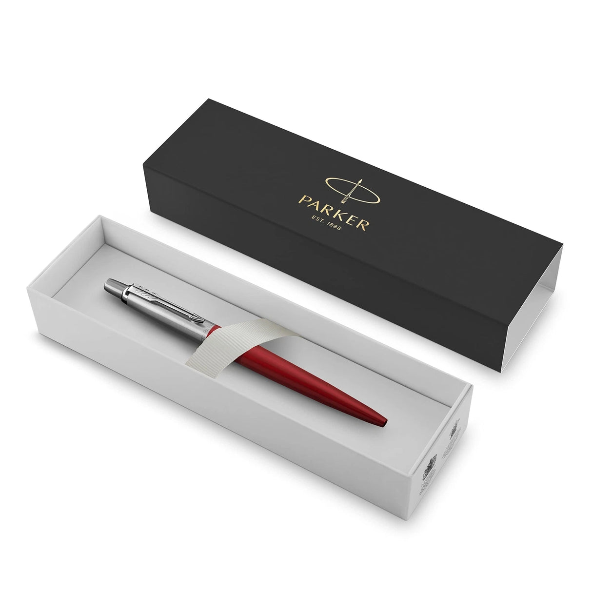 PARKER JOTTER BALLPOINT PEN KENSINGTON RED WITH GIFT BOX