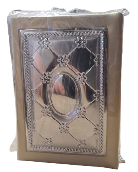 Silver Dipped Leather Match box