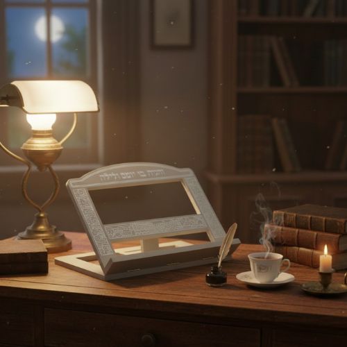 White Wooden Shtender 28x36 Cm