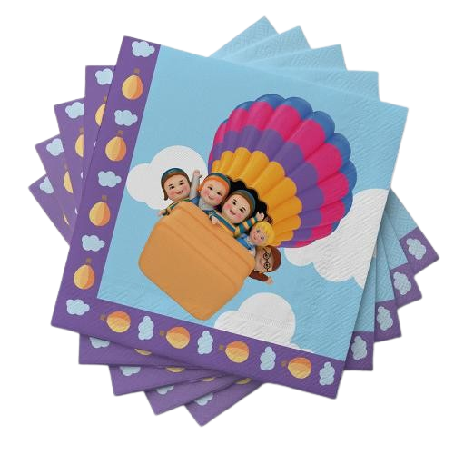 Above the Clouds Mitzvah Kinder Napkins