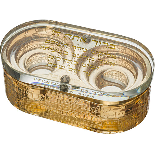 Crystal Travel Candlesticks 10x5 cm