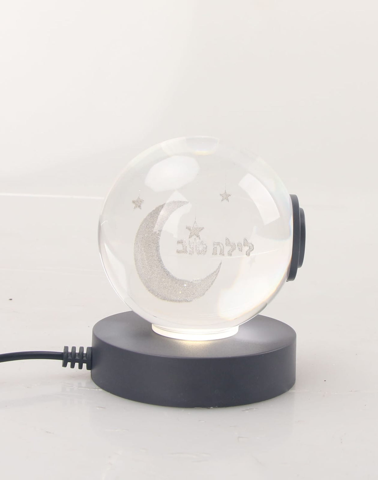 Crystal Shabbat lamp , Good Night Model