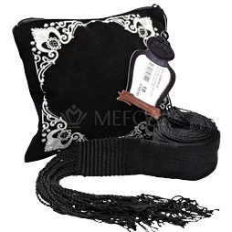 Gartel Hand Made Knitted Black,LARGE 148"