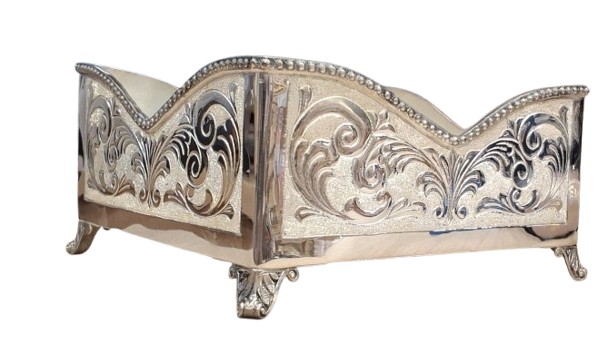 Silver Dipped Napkin Holder