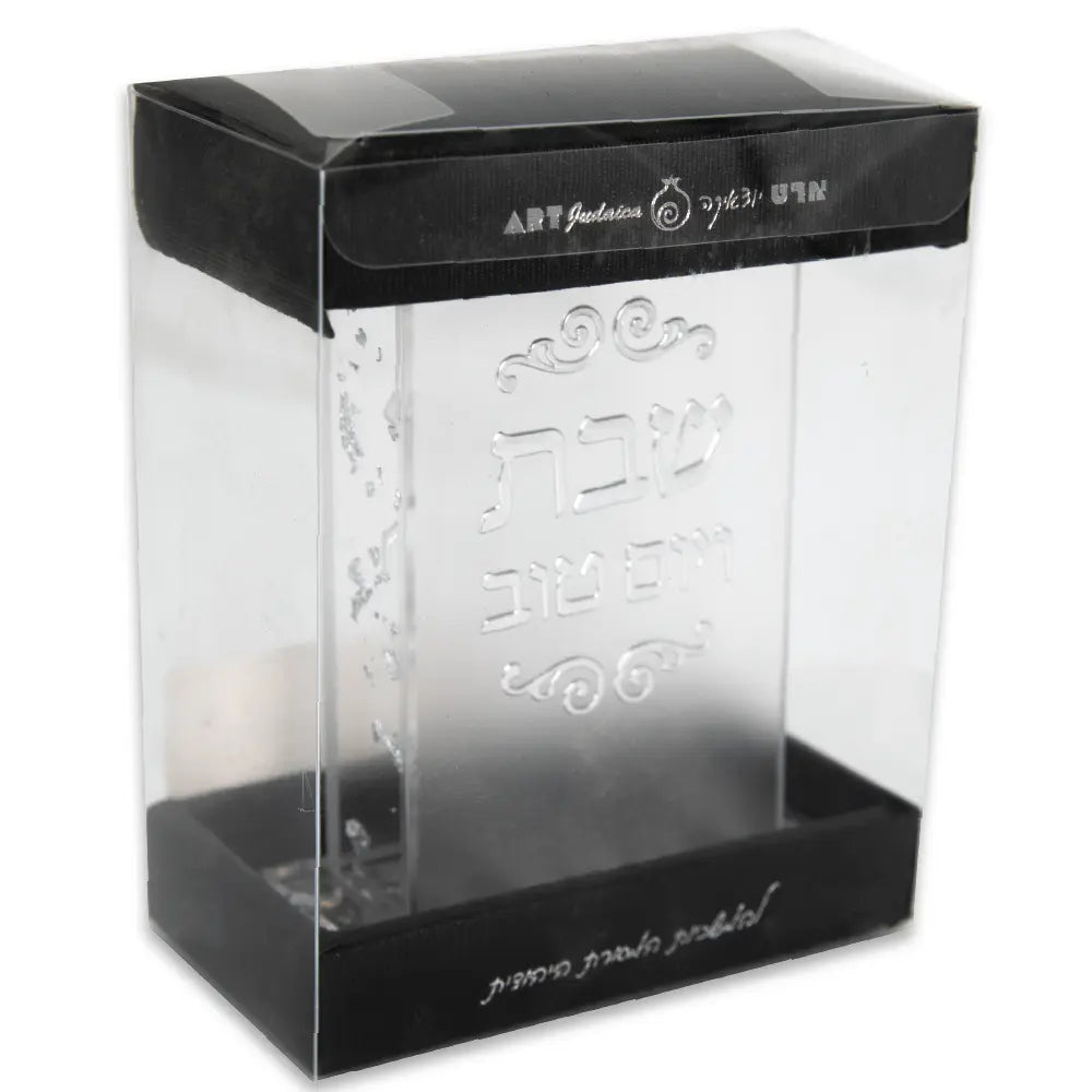 Lucite Matches Holder 13*9.5 cm - Silver Glitter