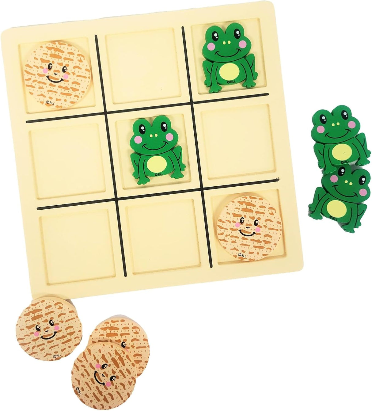 Tic Tac Toad Passover Wood Game