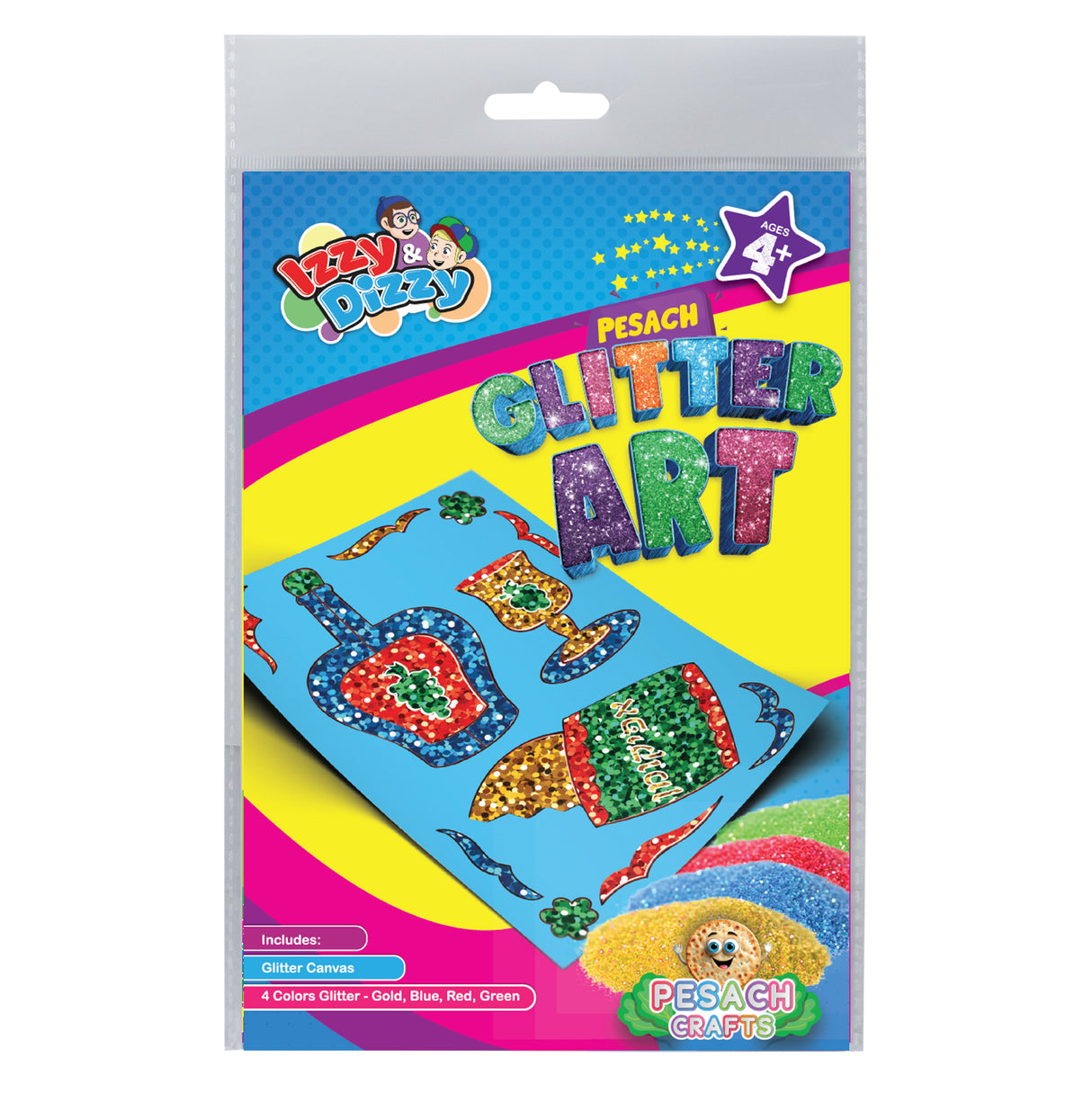 Pesach Glitter Art