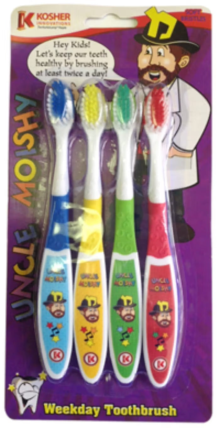 Uncle Moishy Weekday Toothbrushes