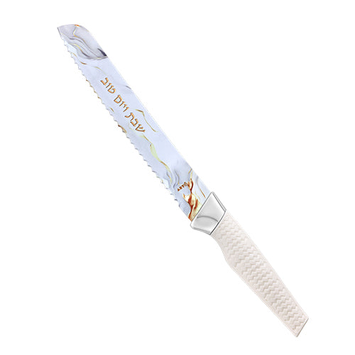 Printed Challah Knife 34 cm - "Shabbat and Holidays"