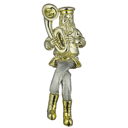 Polyresin Hassidic Figurine, Cloth Legs 14 cm- Tuba