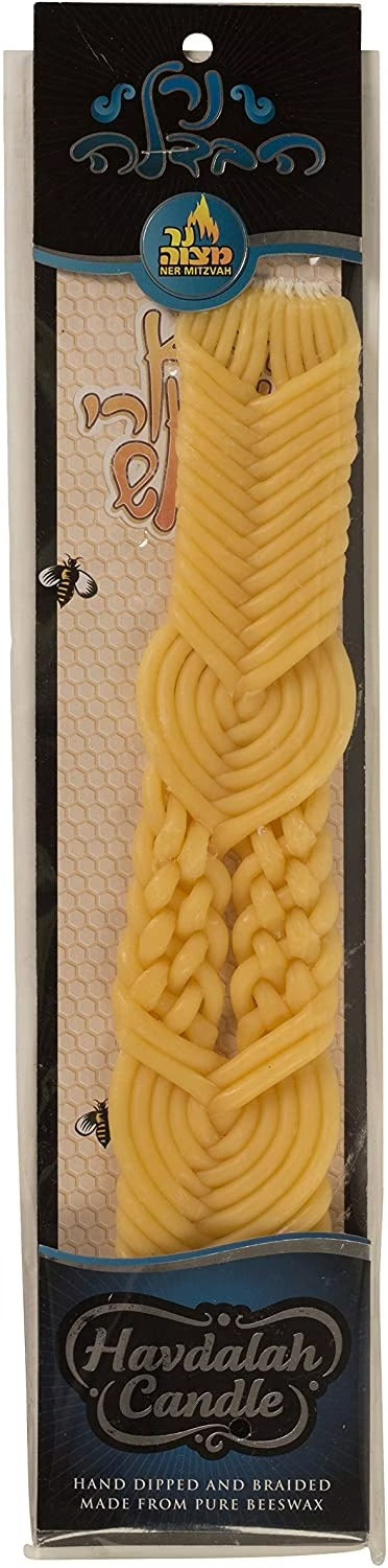 Braided Beeswax Havdalah Candle