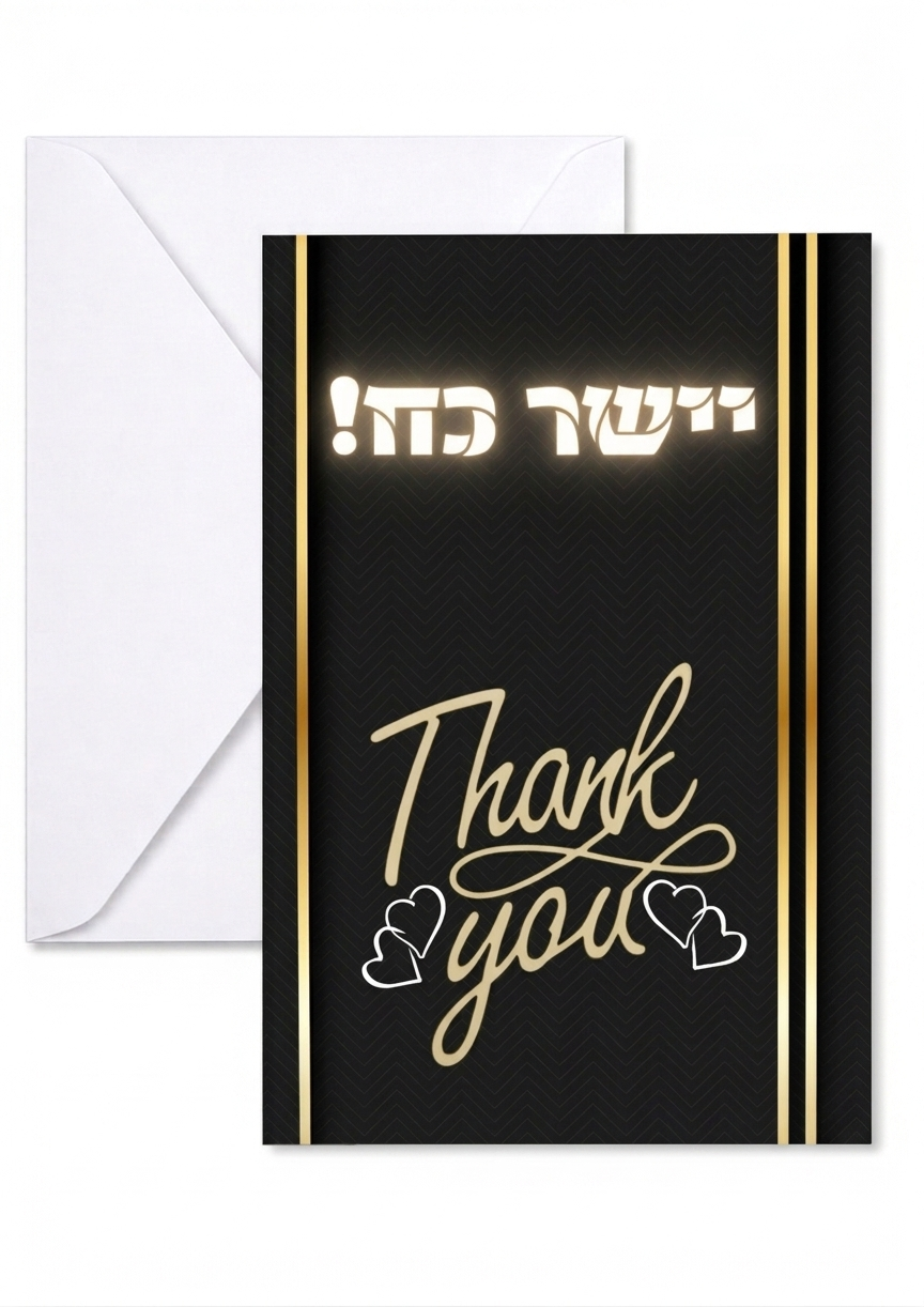 THANK YOU CARD / !יישר כח