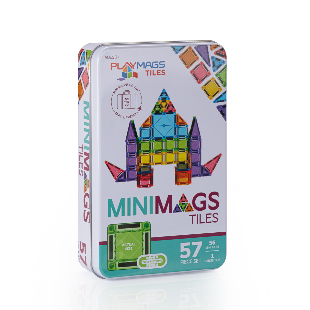 Playmags mini 57pc tiles set