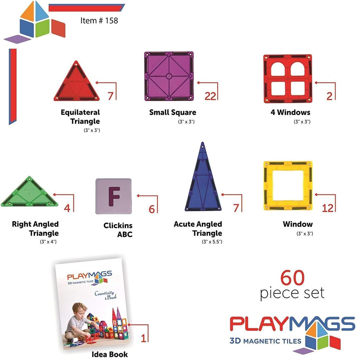 Playmags - 60pc set