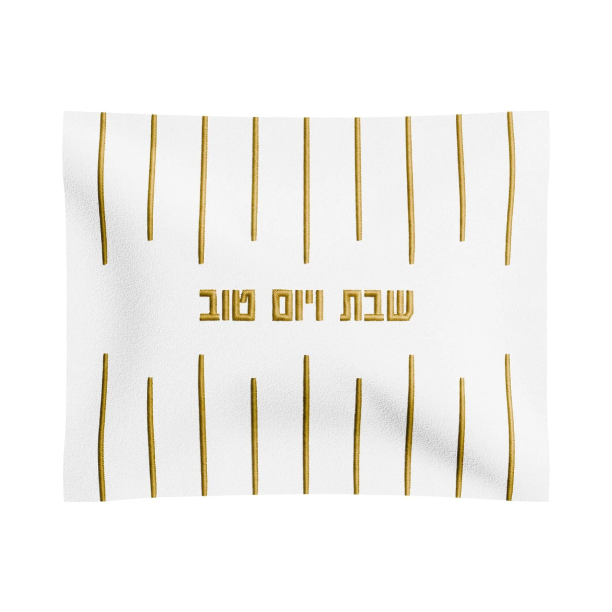 Linear Challah Cover - gold
