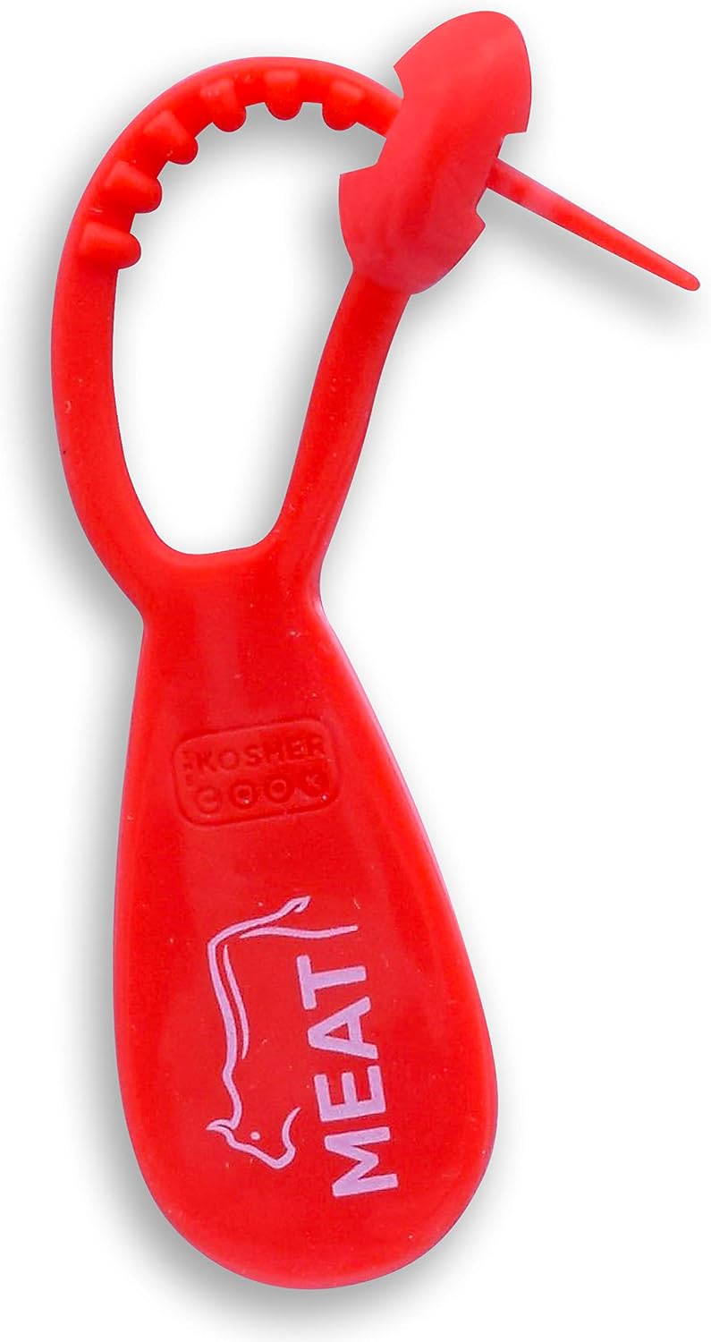 The Kosher Cook Dairy Blue Kosher Tag, Silicone Label Utensils, Kitchen Items, Heat Resistant and Dishwasher Safe