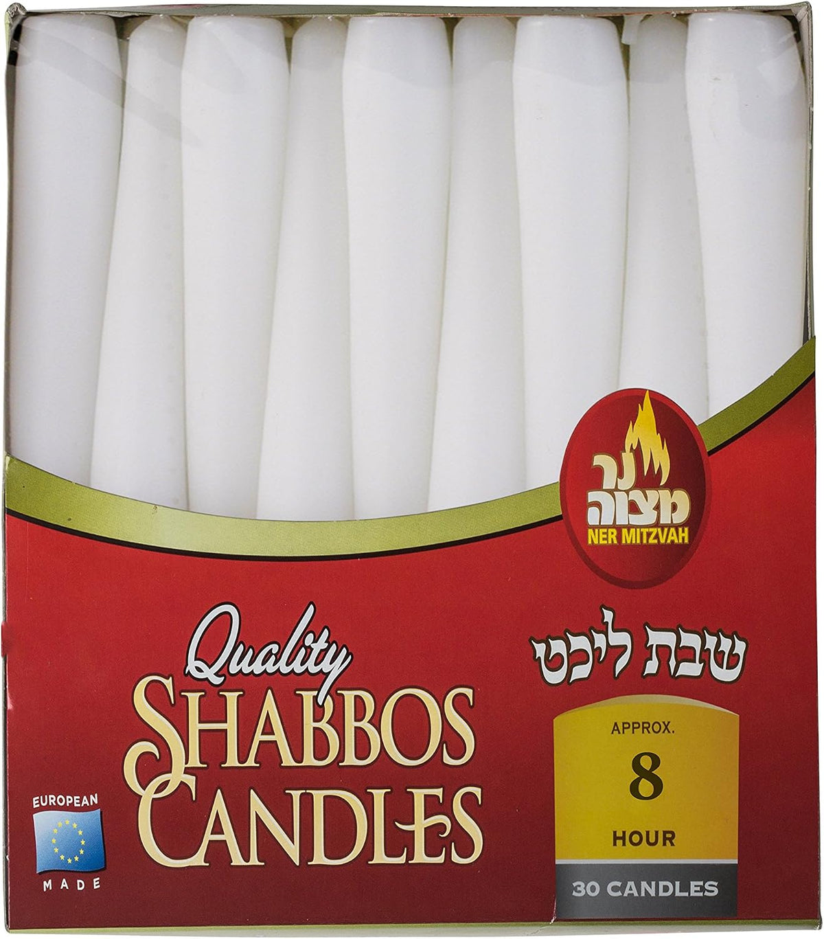 Ner Mitzve European shabbos candles 8 hour