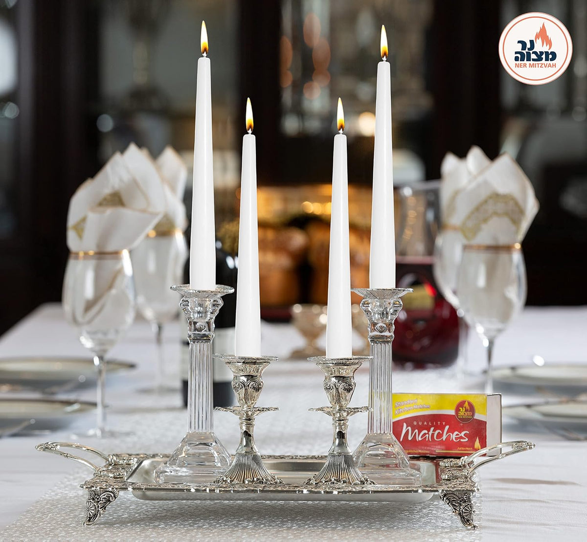 Ner Mitzve European shabbos candles 8 hour