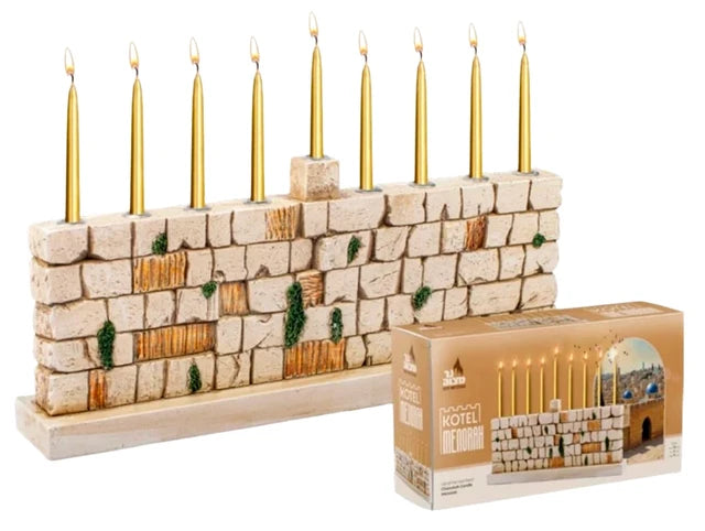 Resin Menorah - Kotel