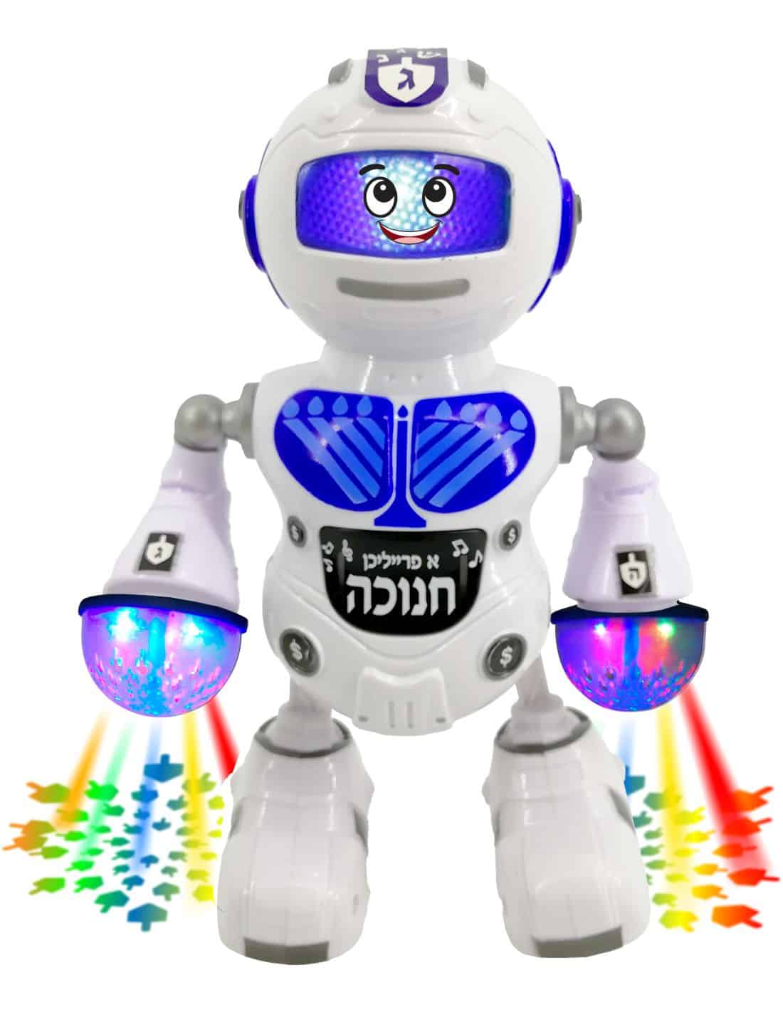 Dancing Chanukahbot - Yiddish