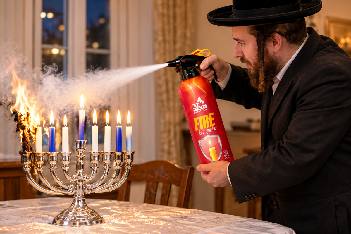 Chanukah Fire Extinguishe