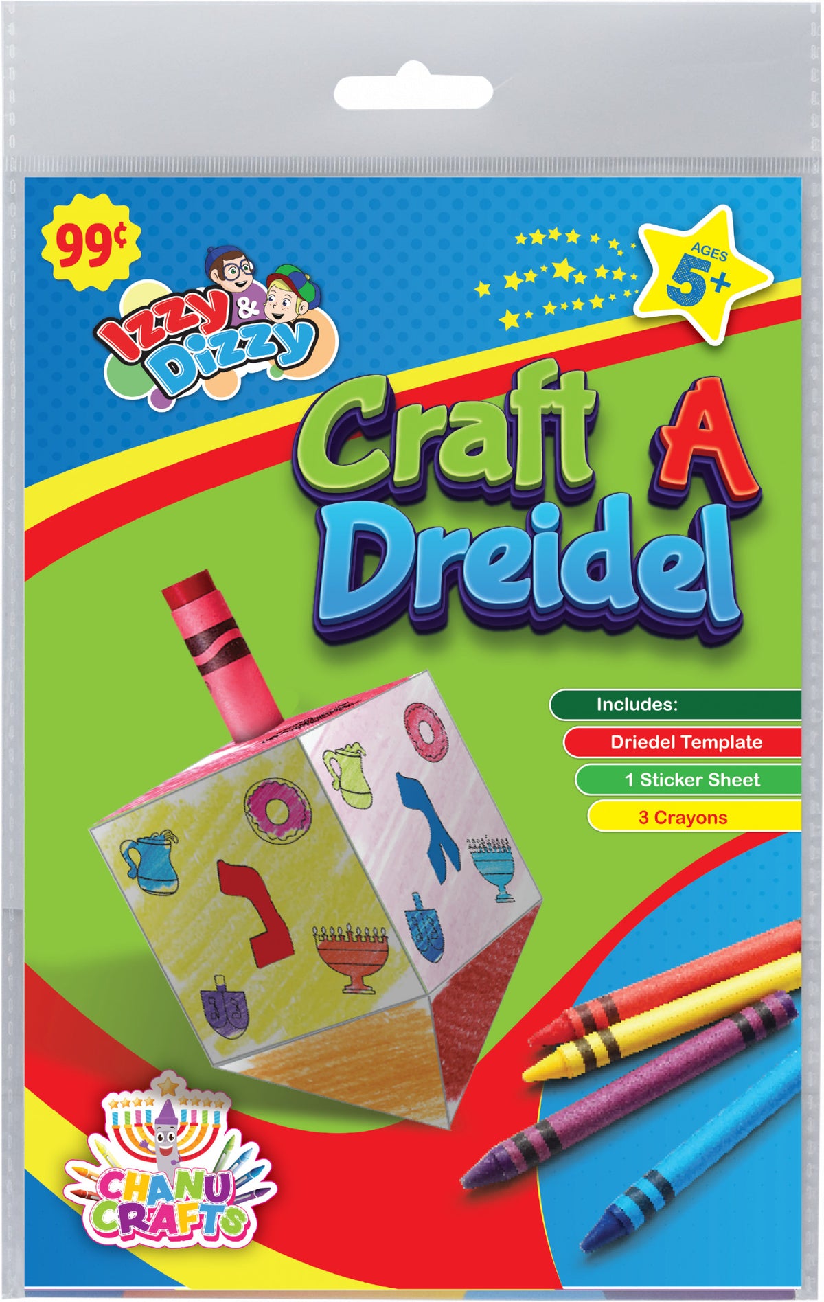 Craft - A - Dreidel - Izzy & Dizzy