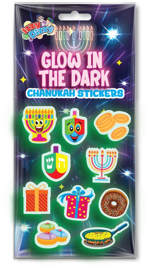Glow in the Dark Chanukah Stickers