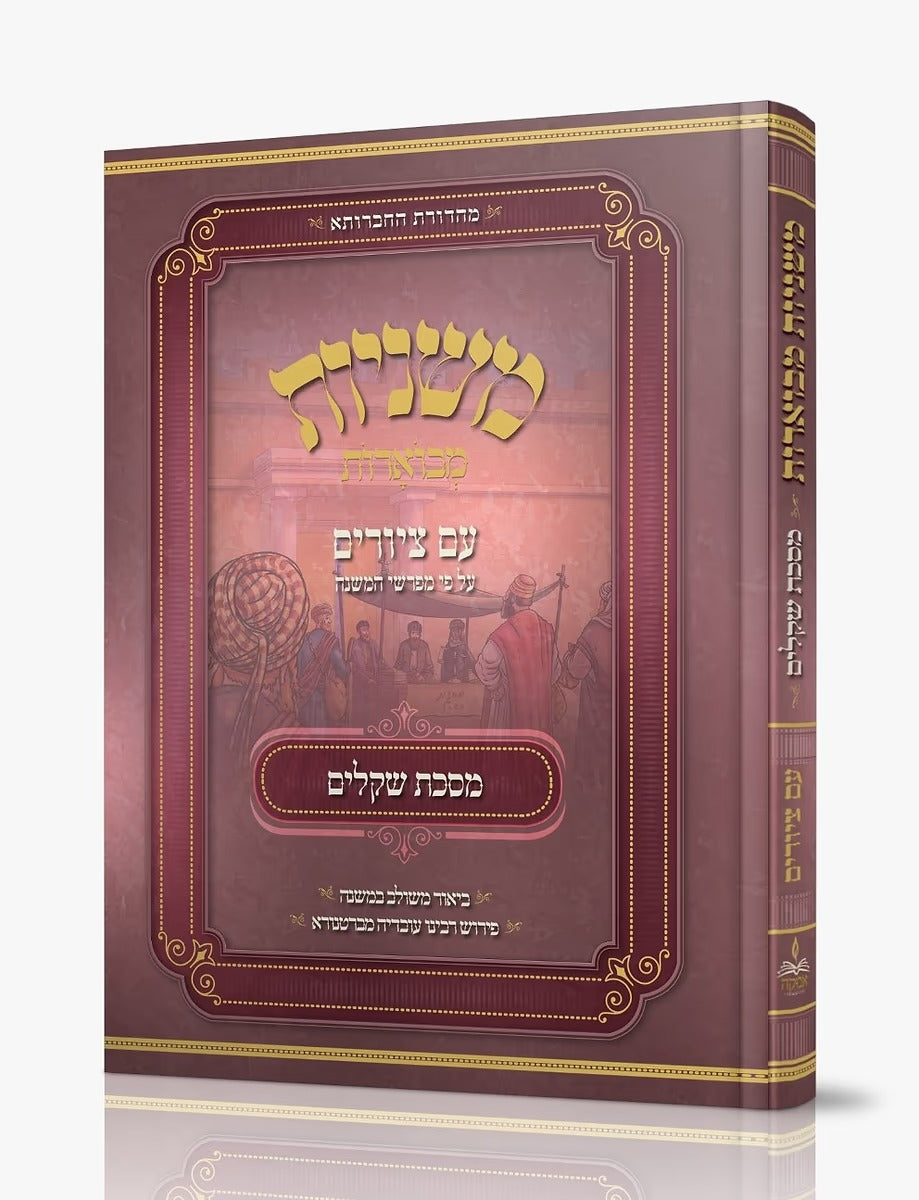 משניות מבוארות אבוקה מצוירות - שקלים