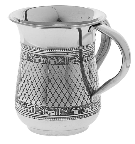 Wash Cups Stainless Steel with Jerusalem Belt