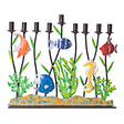 Menorah Metal Underwater Wonderland