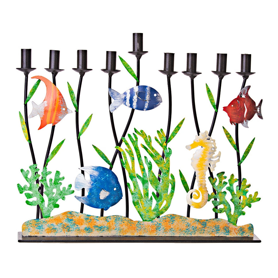 Menorah Metal Underwater Wonderland