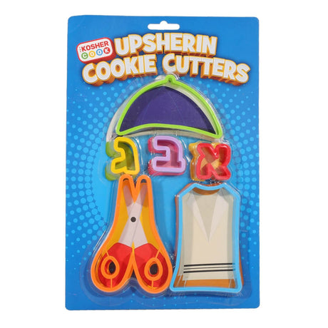 Kosher Cook Plastic Cookie Cutters Upsherin Set