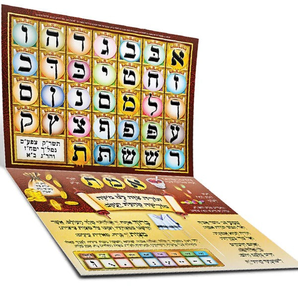 Haschalas Alef Bais (1st Day of Alef Bais)