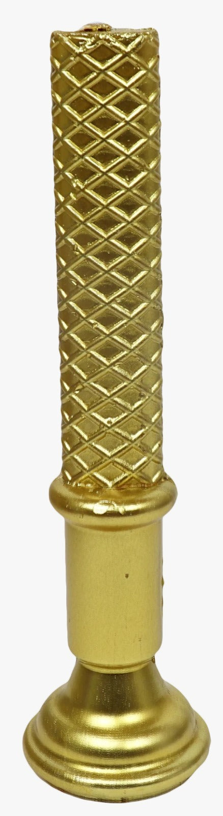 Decorative Havdalah Candle Gold Candle On Gold Pole