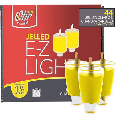 E-Z Light pre-filled Jelled Olive Oil Candles