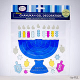 Chanukah Window Gel Decoration Glow in the Dark