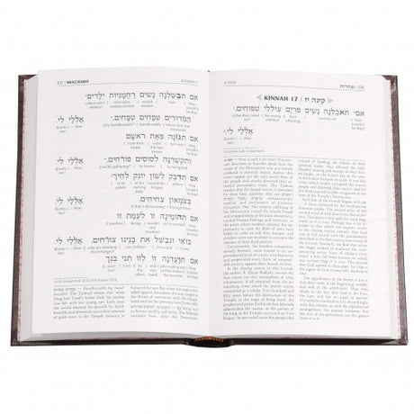 Interlinear Kinnos Sefard H/b