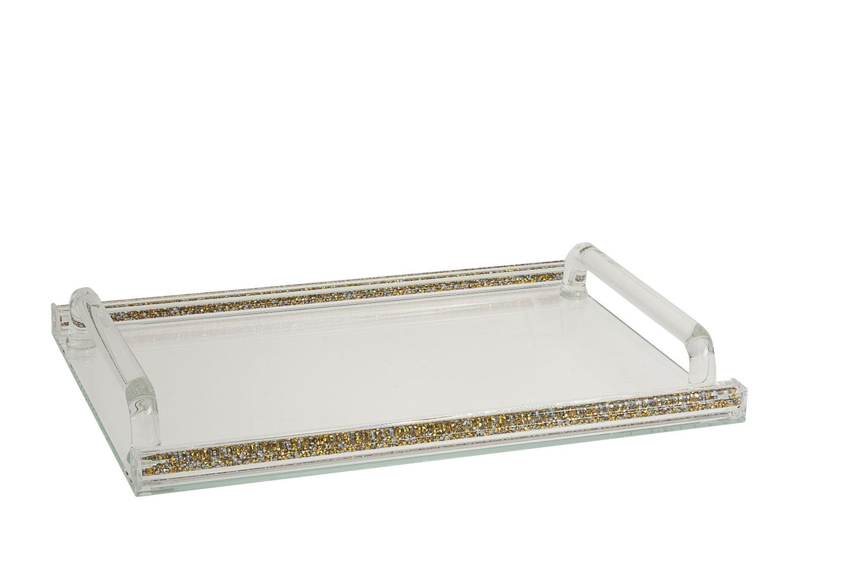 Tray Mirror with Gold
