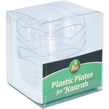 Ner Mitzvah Ka'arah Plates - Plastic 6pk Price Excludes VAT - Retail Only
