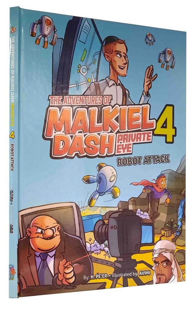 Adventures of Malkiel Dash Vol 4 Robot Attack - Comic