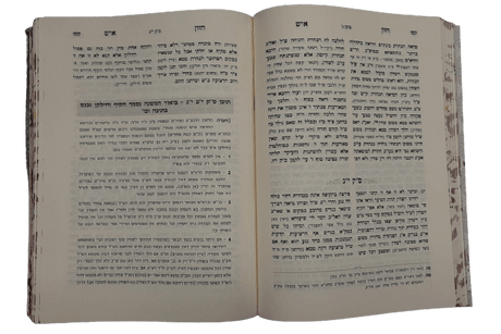 חזון איש עם ביאר משולב אבינה במחזה - נגעים