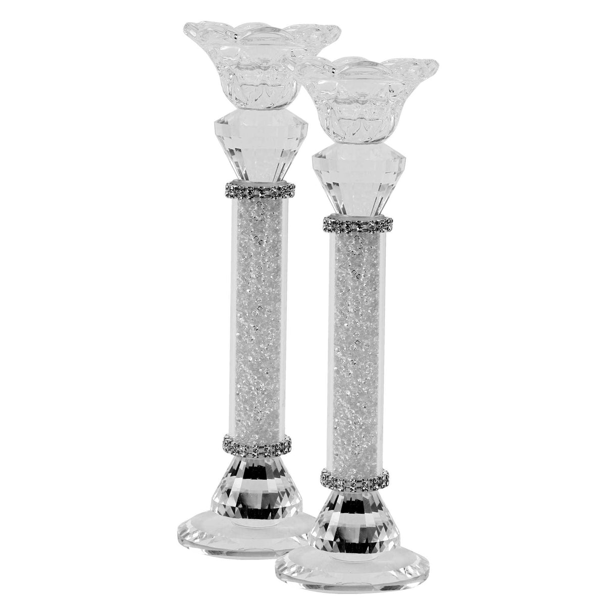 Candlesticks - Crystal - 2 Pk. - 23 Cm