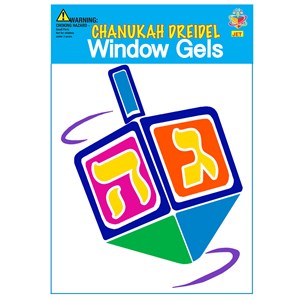 Window Gel Fun - Chanukah Dreidel