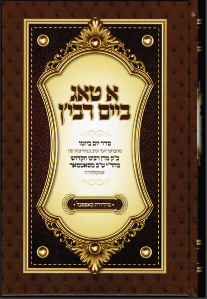 א טאג ביים רבי'ן - סאטמאר - אידיש