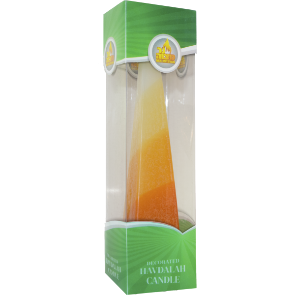Pyramid Shaped Havdalah Candle - Multi Colors