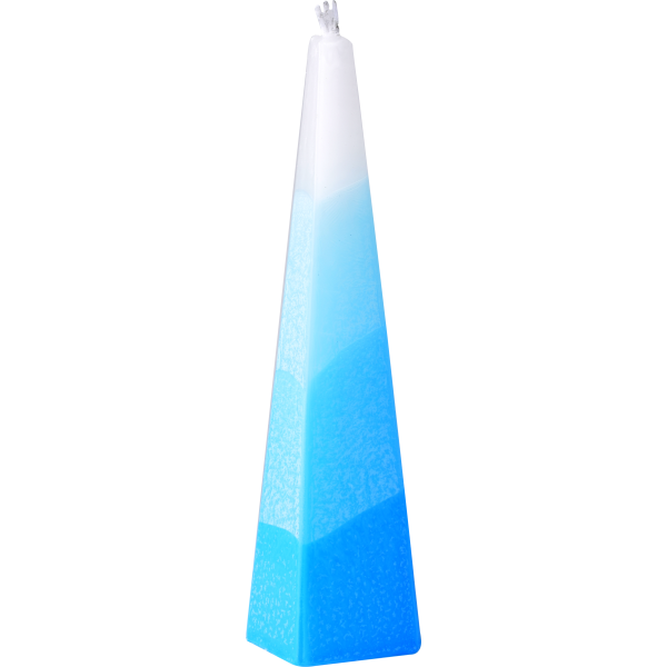 Pyramid Shaped Havdalah Candle - Multi Colors