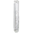 Plastic Mezuzah With Rubber Cork 12cm-clear And Silve r