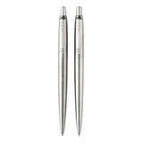 Parker Set Jotter Ballpoint Pen + Pencil steel CT