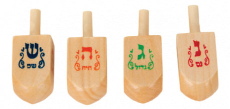 Dreidel - Medium Wood, Old Design